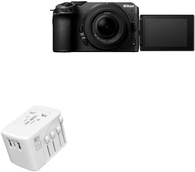BoxWave Töltő Kompatibilis Nikon Z30 (Töltő által BoxWave) - Nemzetközi PD Fali Töltő (65W), 3 USB Nemzetközi