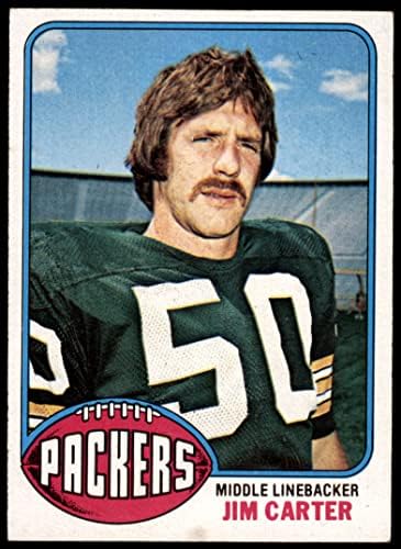 1976 Topps 141 Jim Carter Green Bay Packers (Foci Kártya) EX Packers-Minnesota