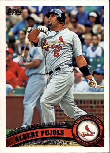 2011 Topps 547 Albert Pujols St. Louis Cardinals MLB Baseball Kártya NM-MT