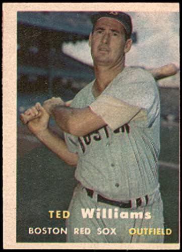 1957 Topps 1 Ted Williams, a Boston Red Sox (Baseball Kártya) VG Red Sox
