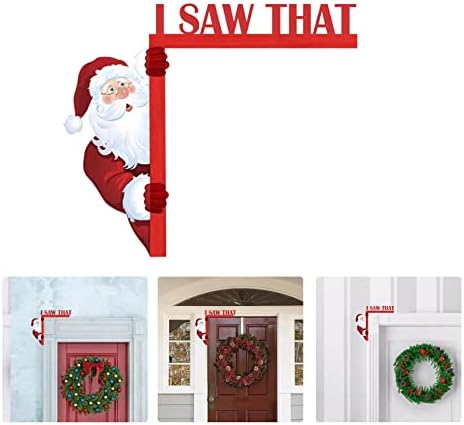 Santa Clau Karácsonyi Ajtó Sarkában Dekoráció DIY Varrás Kreatív Otthonok lakberendezés Dekoráció Vicces