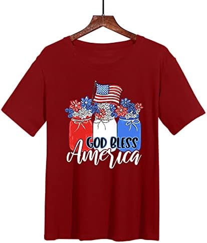 Nyári Mens T-Shirt Mens Grafikus Póló, Alkalmi Tshirt 3D-s 4 július Zászló Mintás Vintage póló Ing Póló