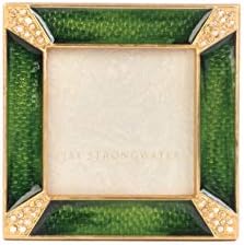 Jay Strongwater Leland Egyengetni Sarokban 2 Négyzet Alakú Keret - Smaragd