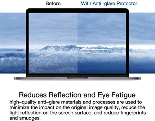 [2 Csomag] Tükröződésmentes(Matt) Képernyő Védő Kompatibilis MacBook Pro 15 hüvelykes 2019 2018 2017 -ban