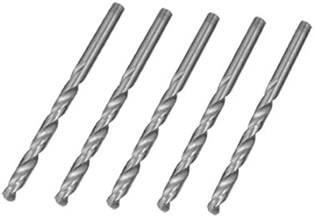 X-mosás ragályos 5,2 mm-es Egyenes fúró lyuk Szürke Twist Fúró 5 db(5.2 mm vástago recto, broca helicoidal